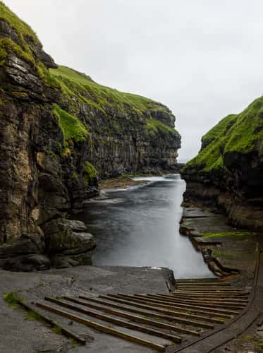 Gjogv gorge, Faroe Island