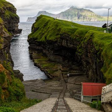 Gjogv gorge, Faroe Island, Faroe Islands