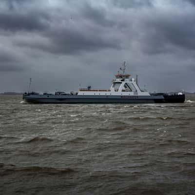 Glückstadt-Wischhafen Car Ferry, Germany