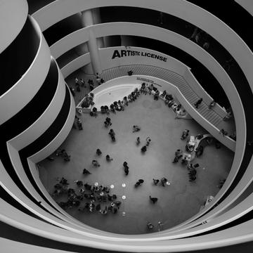 Inside Guggenheim Museum, New York City, USA