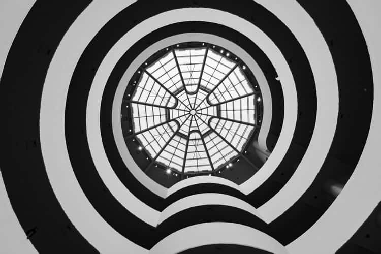 Inside Guggenheim Museum, New York City