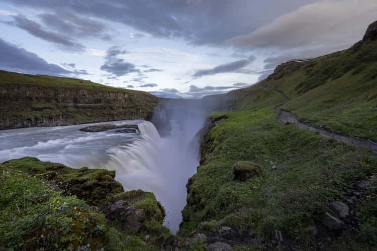 Gullfoss waterfall