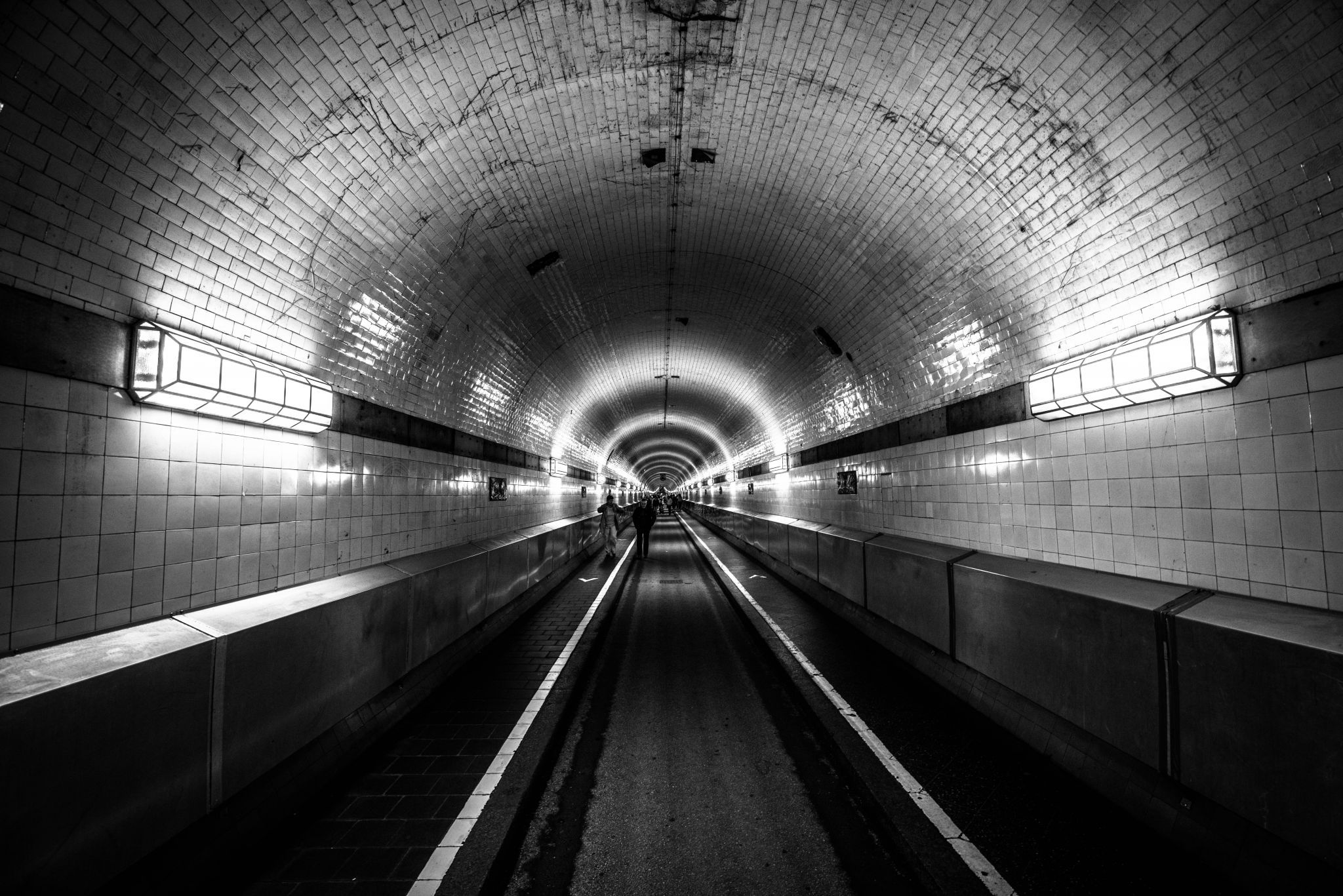 Old Elbe Tunnel, Hamburg, Germany