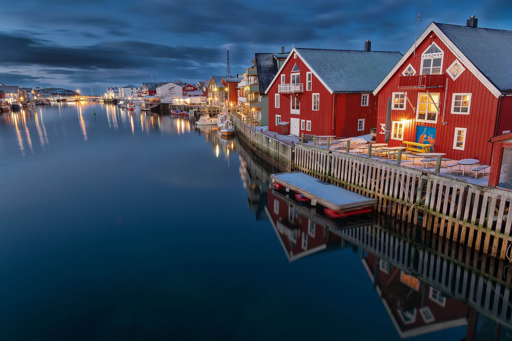 Henningsvaer after the storm, Norway