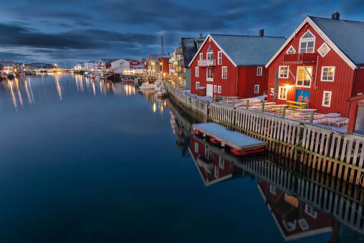 Henningsvaer after the storm