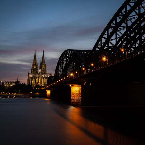 Hohenzollern Bridge with Cologne Cathedral, Cologne