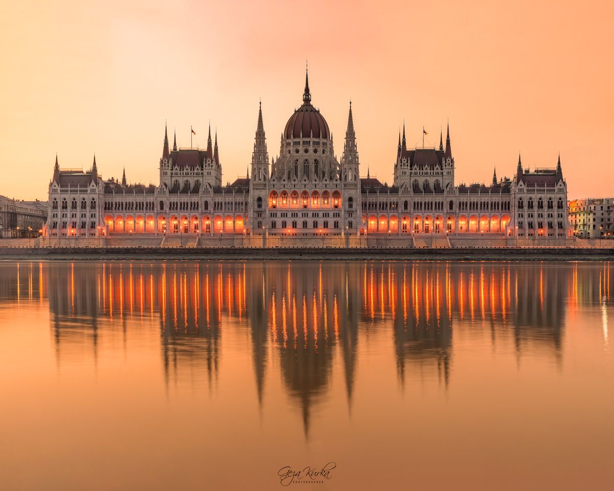 Hungarian Parliament, Budapest, Hungary