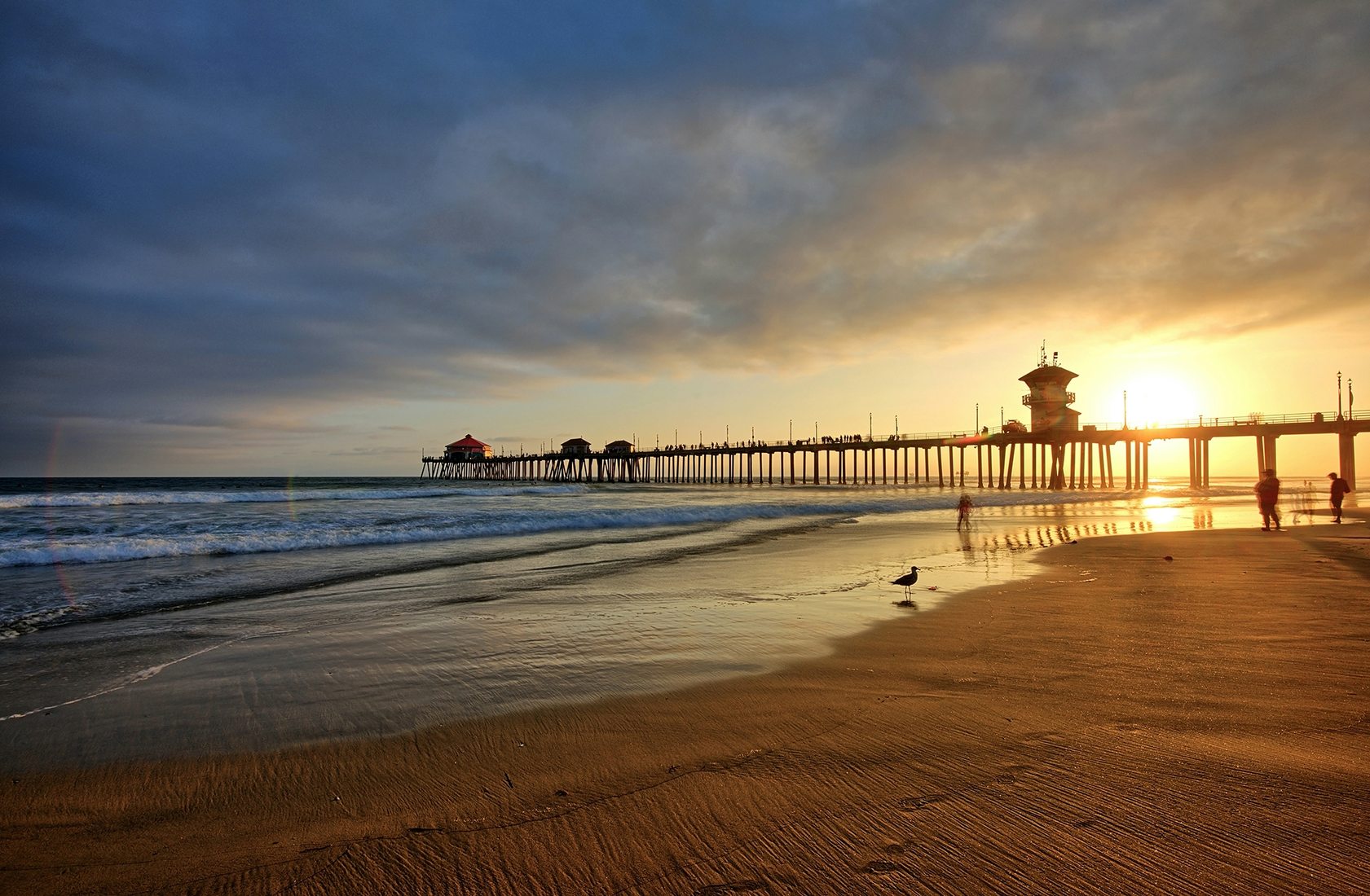 Huntington Beach pier, USA