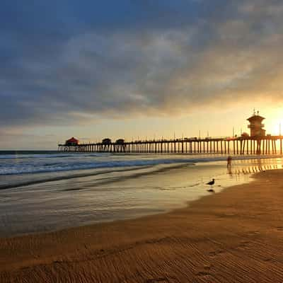 Huntington Beach pier, USA