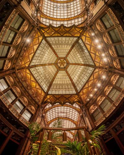 Hyatt Hotel's Hall in Budapest