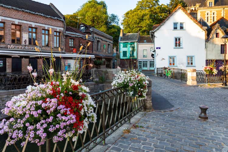 In der Altstadt von Amiens
