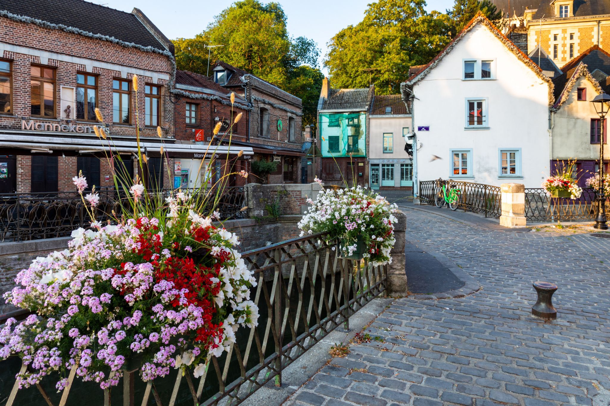 In der Altstadt von Amiens, France