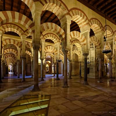 Interior of Cathedral side of Mezquita-Catedral de Córdoba, Spain