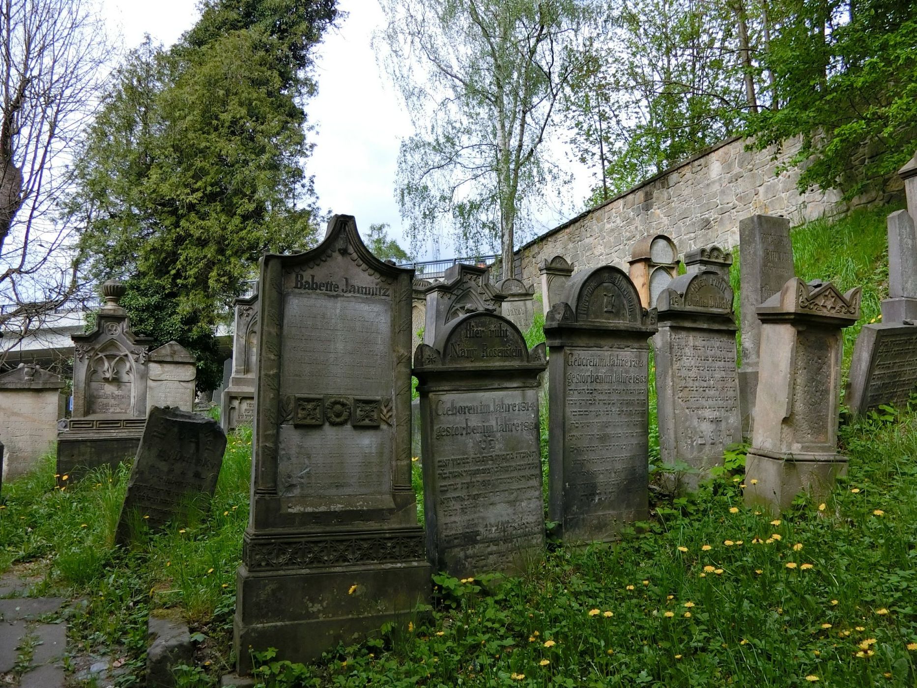 Jewish cemetery in Turnov, Czech Republic