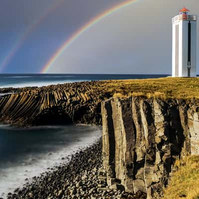 Kalfshamarsvik lighthouse, Iceland