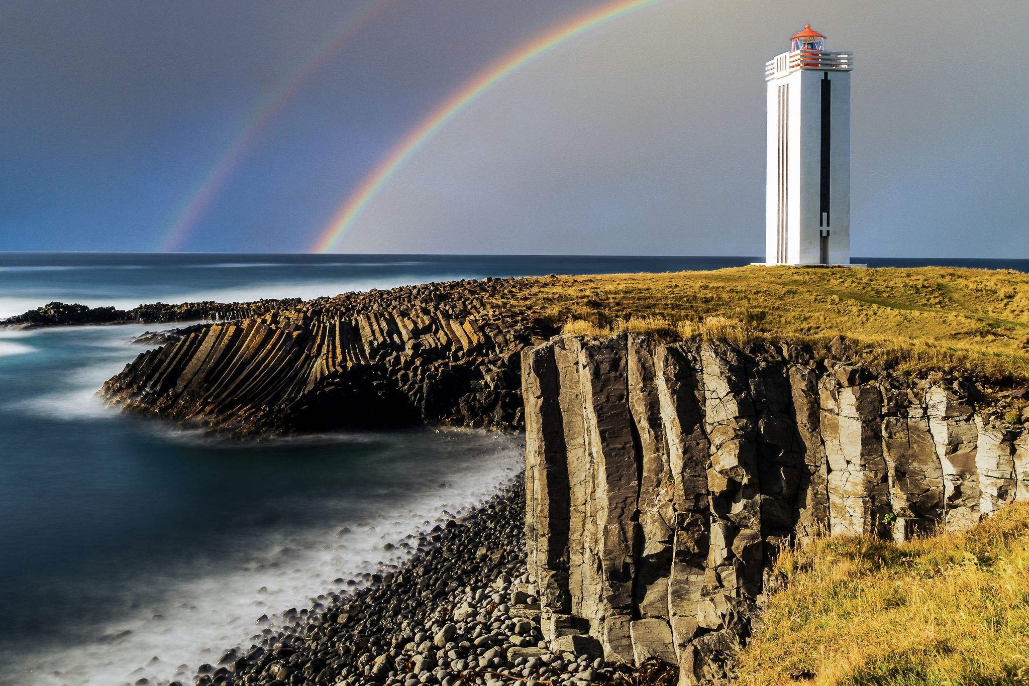 Kálfshamarsvík Lighthouse, Iceland