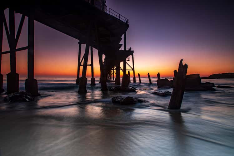 Catherine Hill Bay under the Jetty sunrise Newcastle