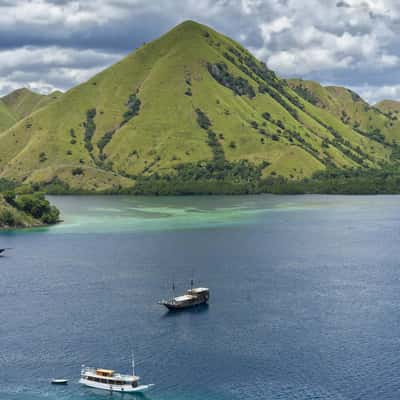 Kelor Island with Tugas Island View, Indonesia