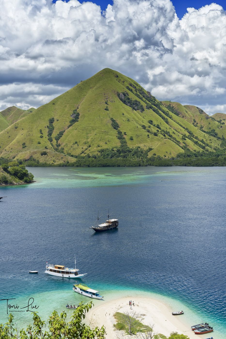 Kelor Island with Tugas Island View, Indonesia