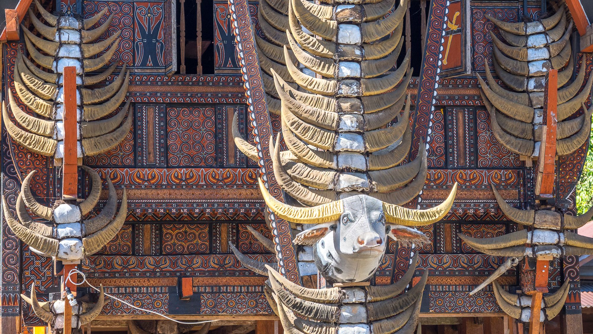 Kete Kesu, detail of houses, Indonesia