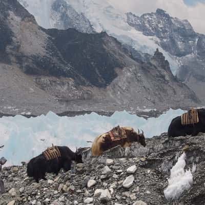 Khumbu glacier, Nepal