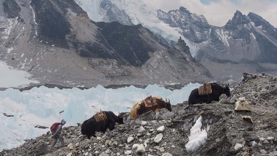 Khumbu glacier