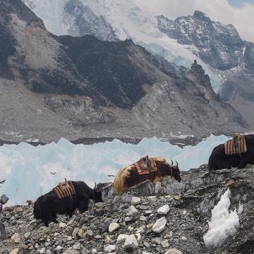 Khumbu glacier, Nepal