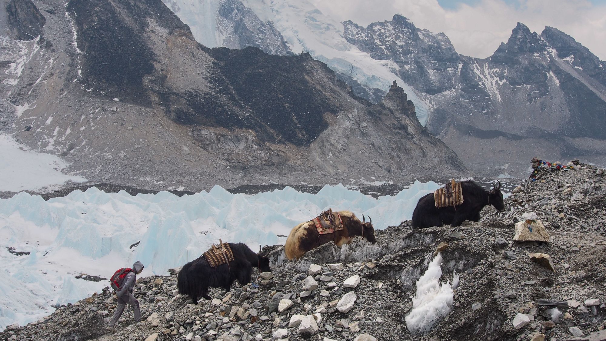 Khumbu glacier, Nepal