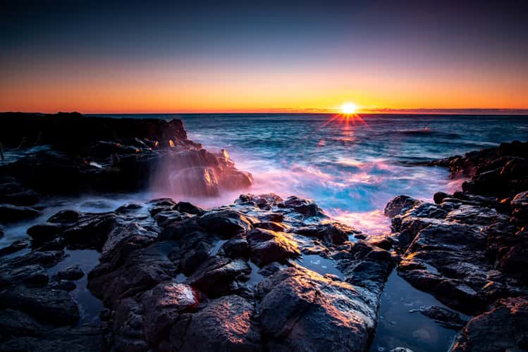 Kiama Rocks Sunrise New South Wales