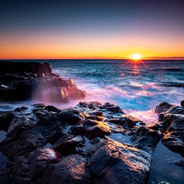 Kiama Rocks Sunrise New South Wales, Australia