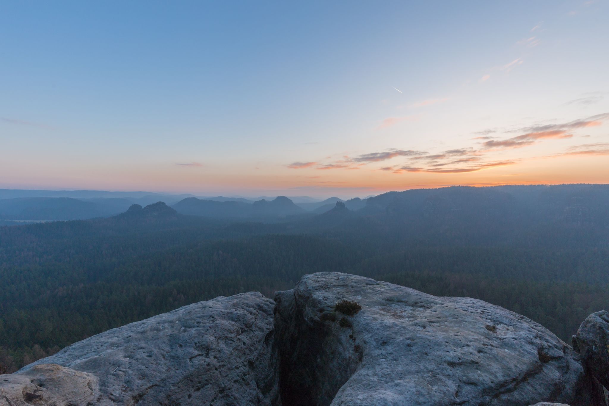 Gleitmannshorn, Kleiner Winterberg, Saxon Switzerland, Germany