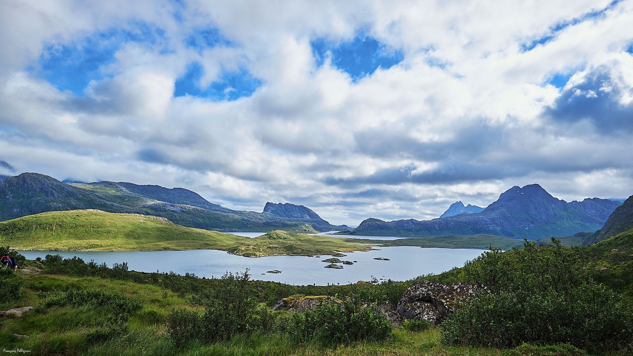 Krystad (from Kvalvika Beach trail), Norway