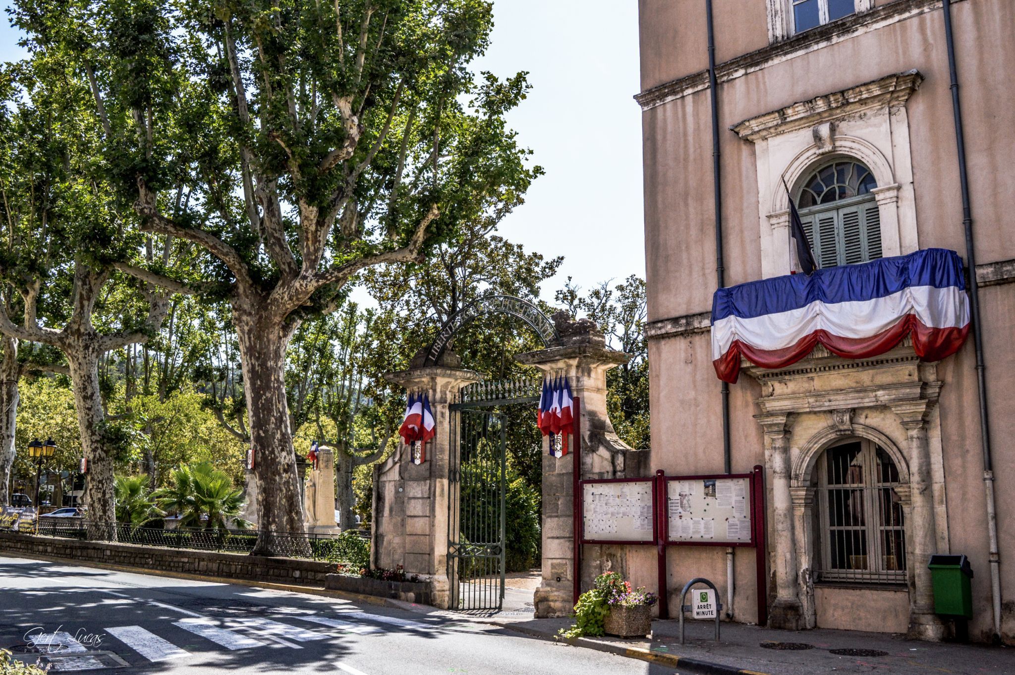 La mairie de Saint-Chinian, France