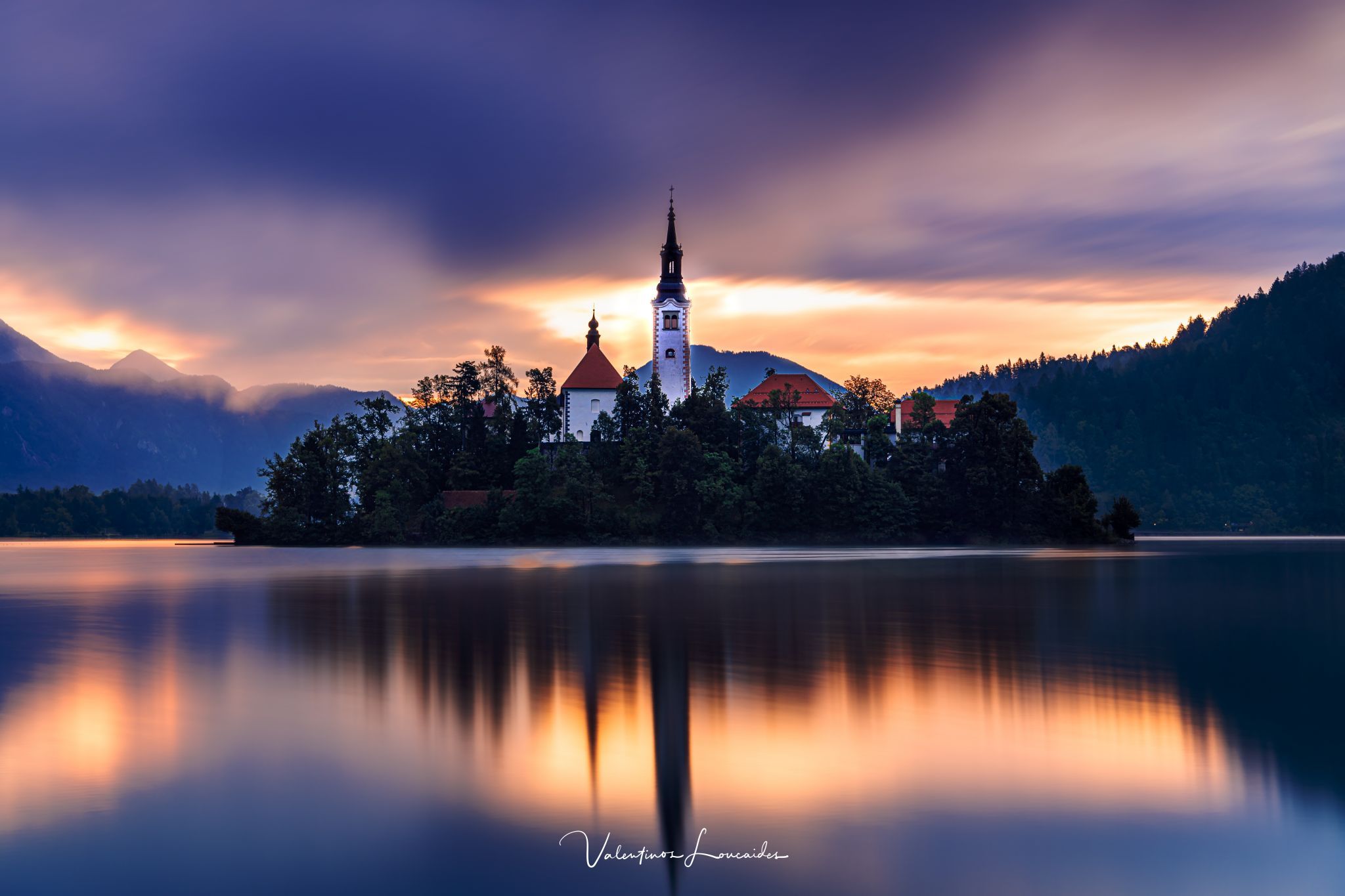Lake Bled, Julian Alps, Slovenia
