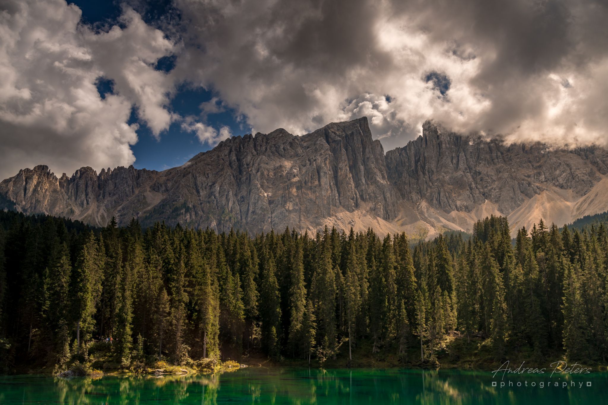 Lake Carezza, Dolomites, Italy