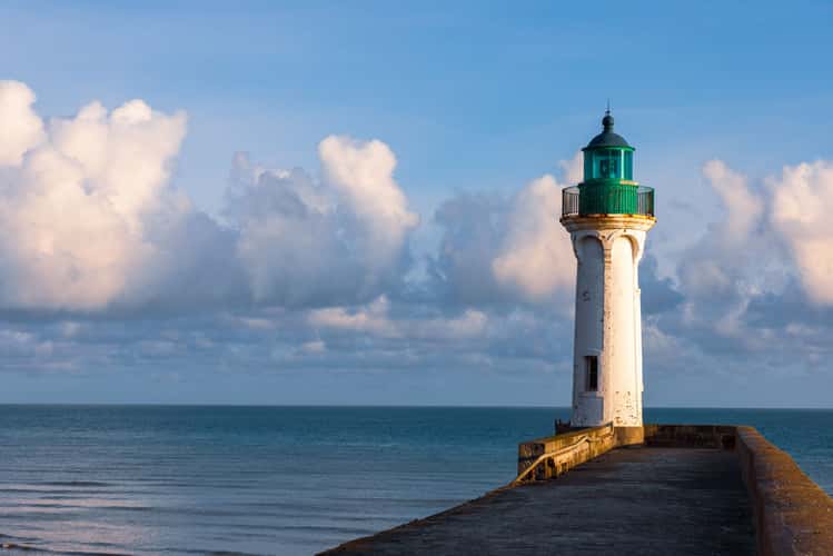 Lighthouse at Saint Valery-en-Caux