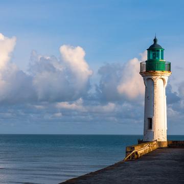 Lighthouse at Saint Valery-en-Caux, France