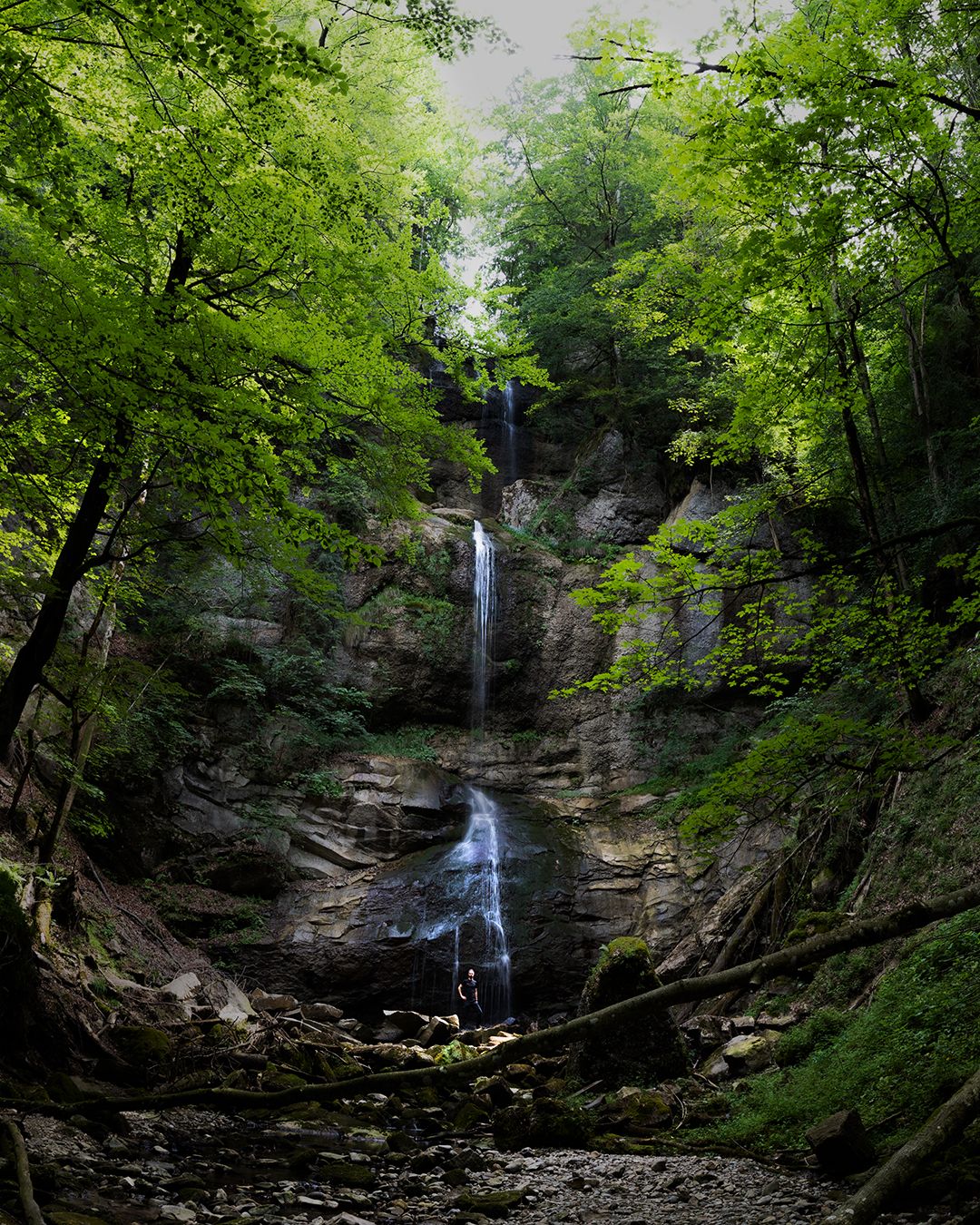 Lower Gschwender Waterfall, Germany