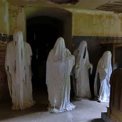 Lukova Ghost Church (Kostel Sv. Jiří), Czech Republic