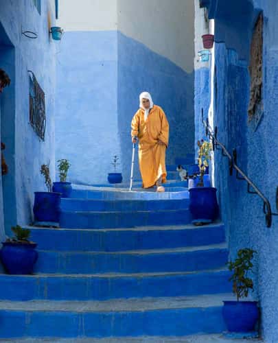Mann in Chefchaouen
