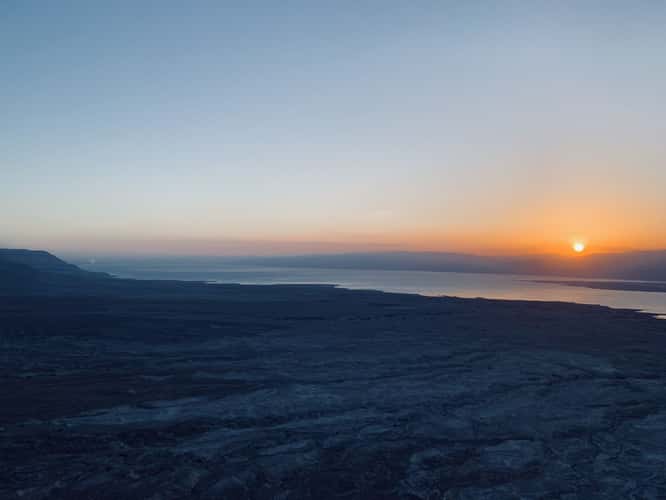 Masada sunrise