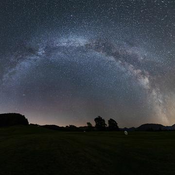 Meadow for Milky Way photography, Germany
