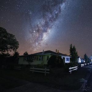Milky Way in Tarraleah, Tasmania, Australia