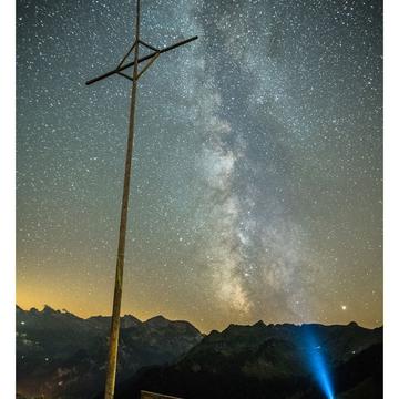 Milky Way Gummenalp, Switzerland