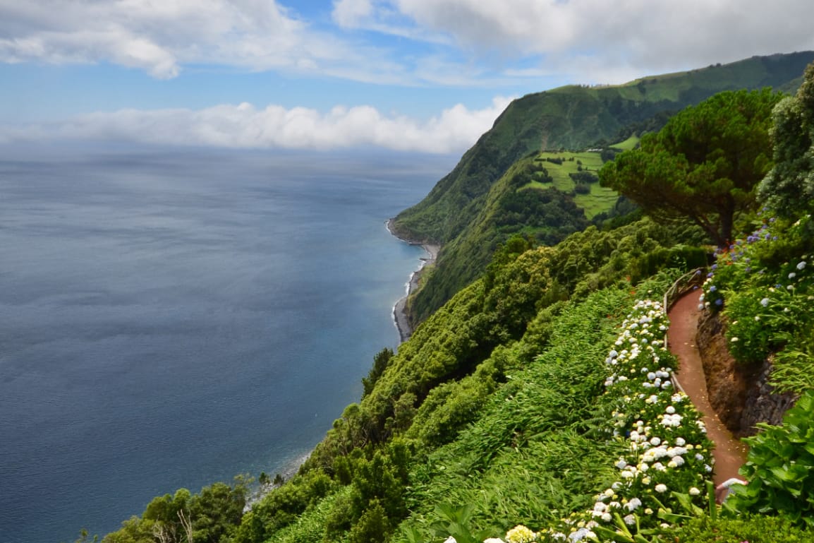 Miradouro da Ponta do Sossego, Sao Miguel, Azores, Portugal