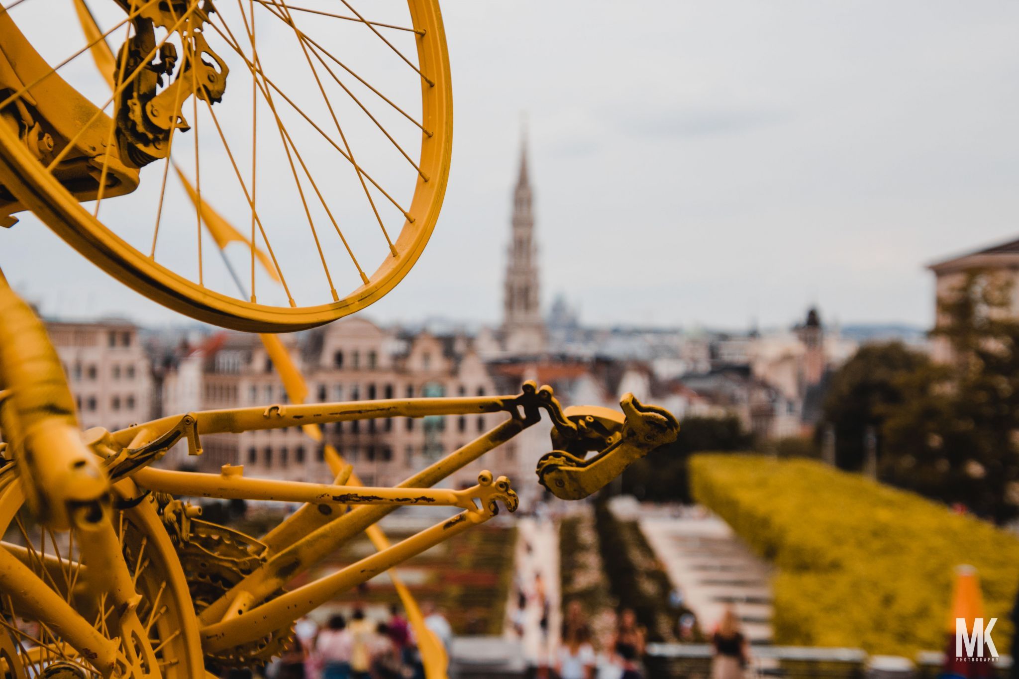 Mont des Arts Garden, Brussels, Belgium