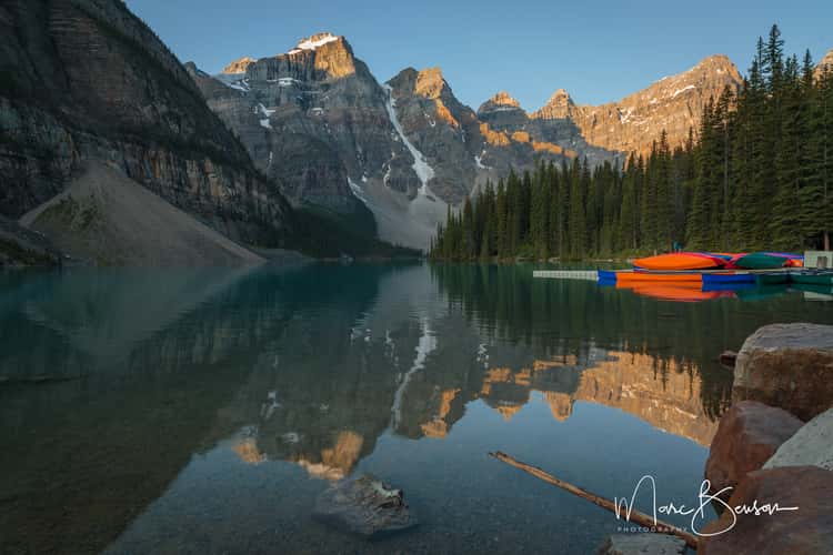 Moraine Lake Canoe Dock