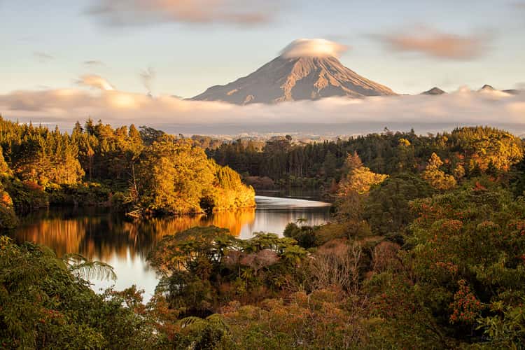 Mount Taranaki view, NZ