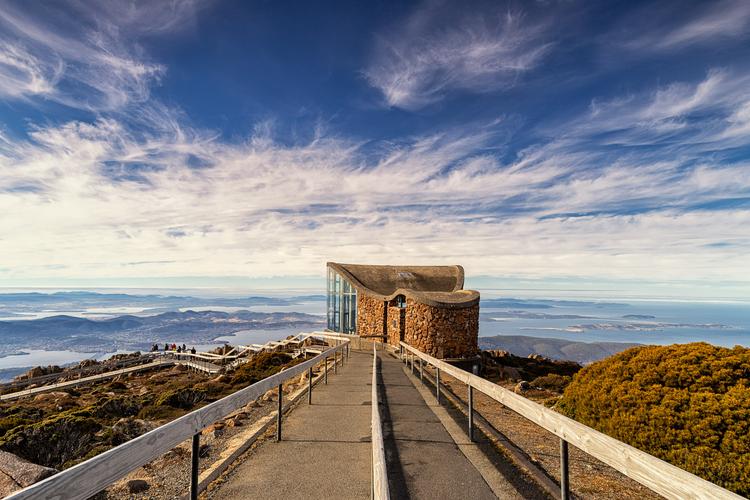 Mount Wellington view, Hobart, Tasmania, Australia