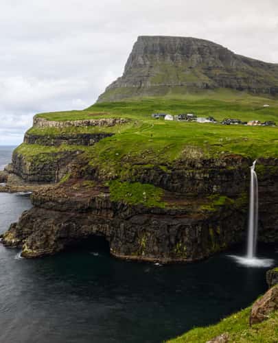 Múlafossur Waterfall